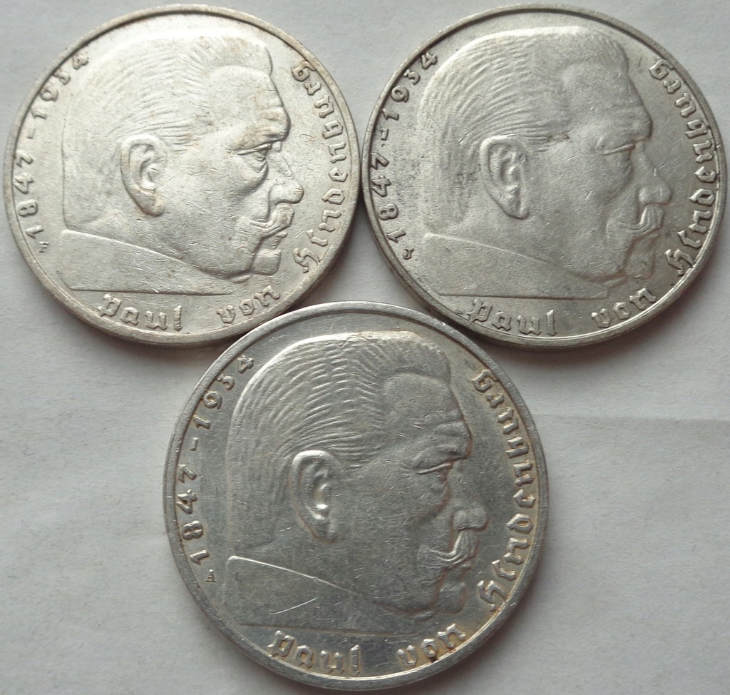 Купить Германия - 2 марки ГИНДЕНБУРГ 1937, 1938, 1939/2: отзывы, фото, характеристики в интерне-магазине Aredi.ru