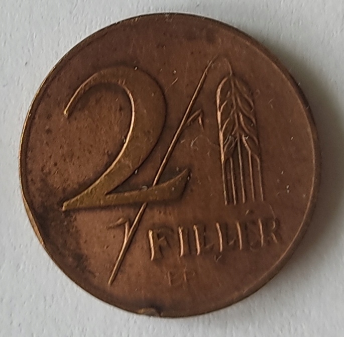 Moneta Węgry 2 filler 1947 (rzadka)