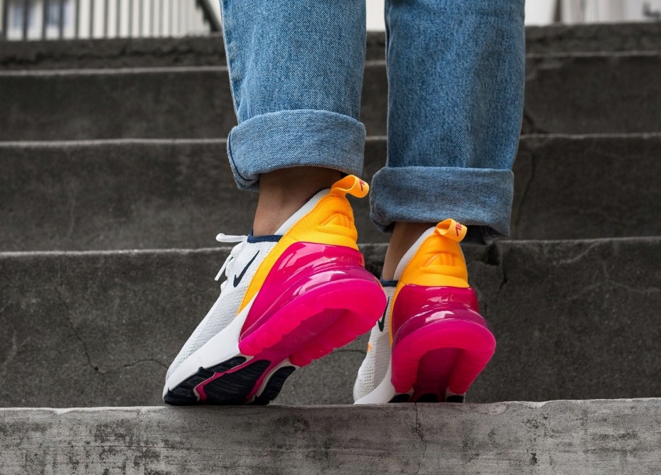 Nike Air Max 270 White Pink Orange Ah67 106 R 39 Oficjalne Archiwum Allegro