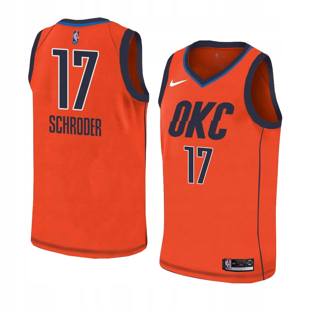 Meska koszulka NBA Oklahoma City # 17 SCHRODER Ni