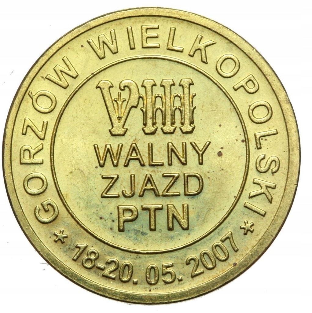 Mennica Polska - moneta - VIII Zjazd PTN 2007