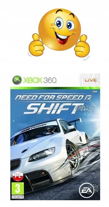 Need For Speed SHIFT ___ wersja PL / kultowe wyścigi na xbox 360