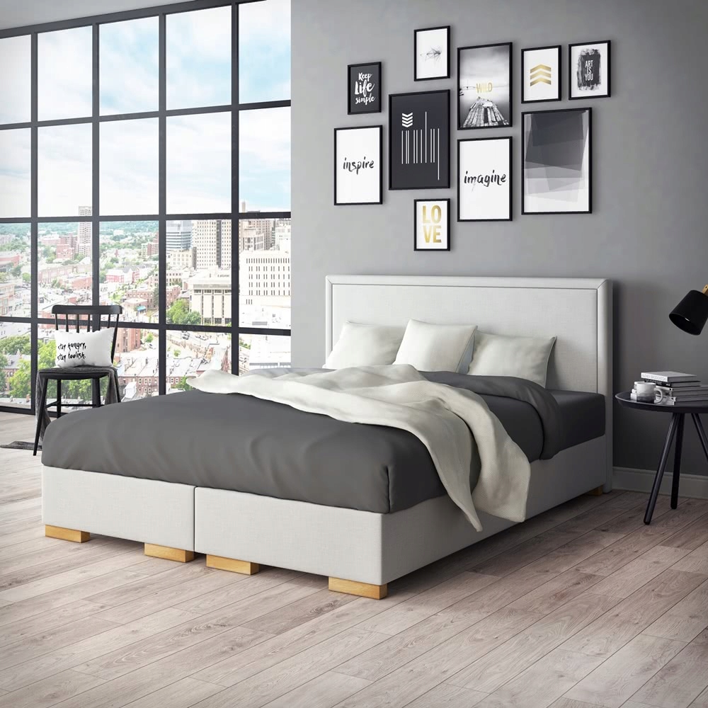 Купить Континентальная мягкая кровать SIMPLE 140X200см: отзывы, фото и ...