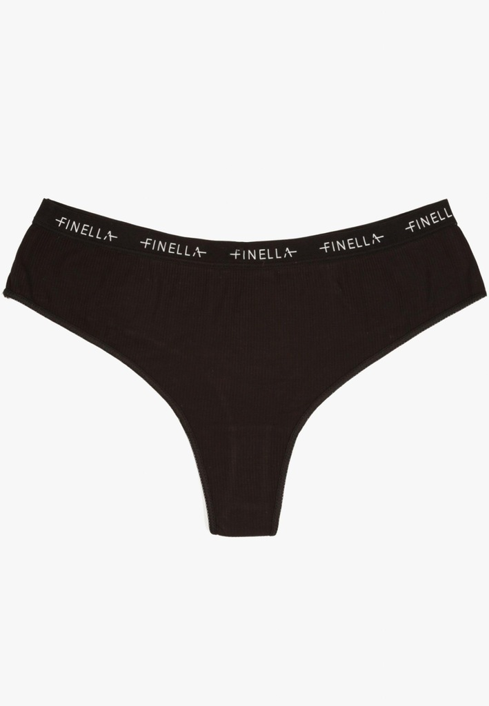 Renee Czarne Majtki damskie L Stringi
