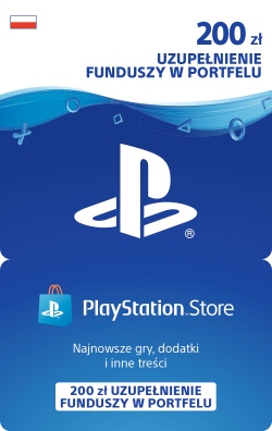 PlayStation 200 PSN Network Store Kod PS4 PS3