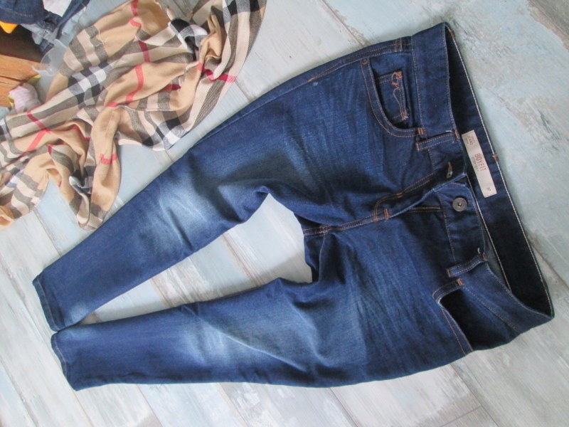 NEXT__spodnie jeans przecierane RELAXED BOYFIT__36