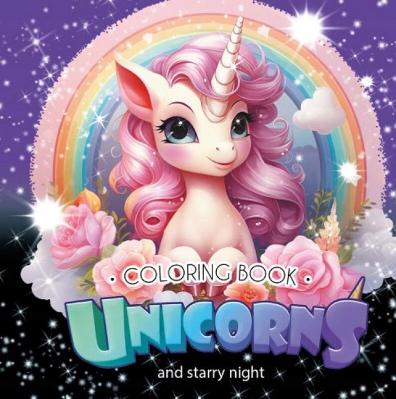 Kolorowanka Usztywniana Unicorns Jednorożce