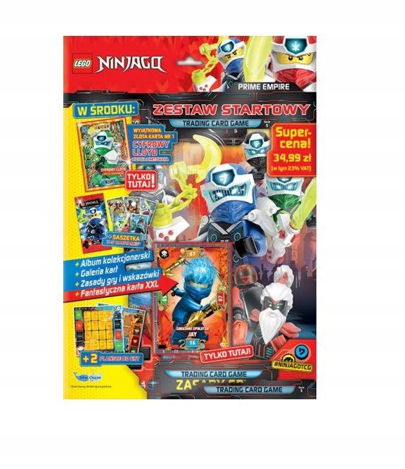 KOLEKCJA KART LEGO NINJAGO ZESTAW STARTOWY (KLOCKI