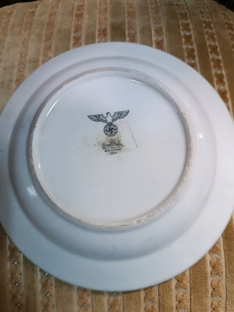 Talerz rosenthal ze swastyką 1941