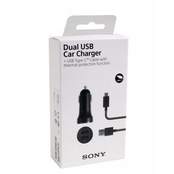 Ład. sam. Sony AN430 USB-C blister 2x2,4A czarna