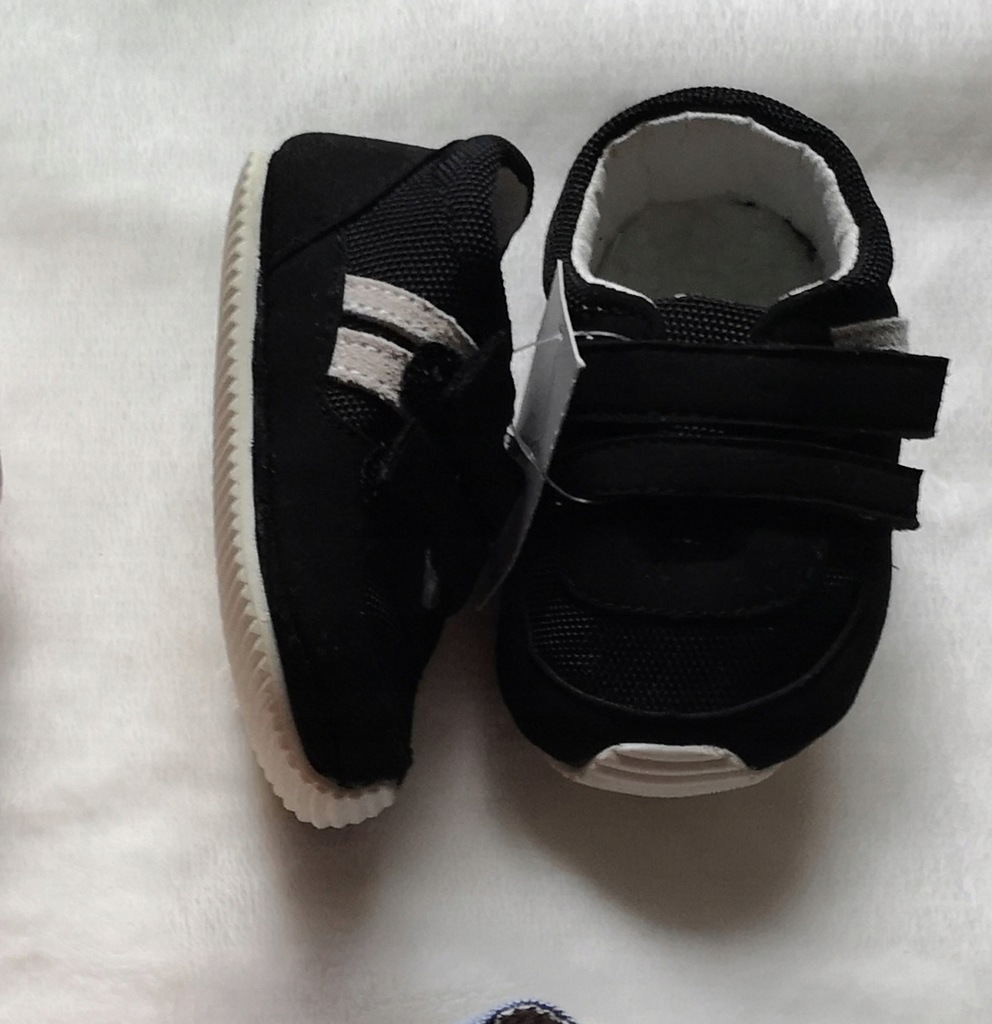 BUTY NEXT SNEAKERSY czarne size2 6-12m