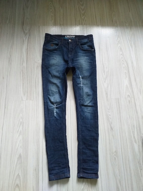 Luzackie jeansy męskie CROPP_30/32 _SKINNY