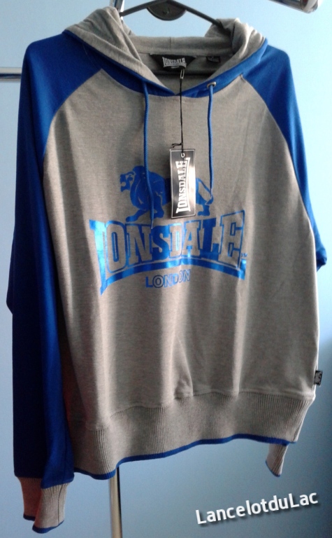 Bluza Lonsdale dres kaptur kangur XL charytatywna