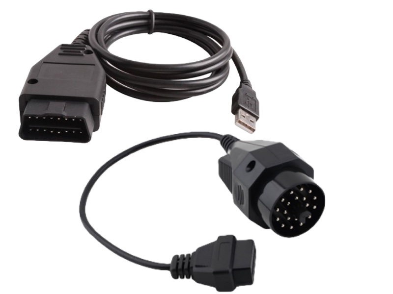 Kabel diagnostyczny BMW + Adapter E36 E46 E38 E39