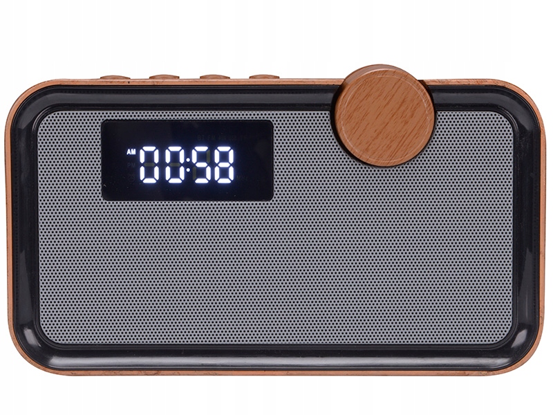 Купить РЕТРО Часы Радио Buzz Wood BT PROMO Радио Будильник: отзывы, фото, характеристики в интерне-магазине Aredi.ru