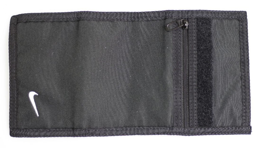 PORTFEL NIKE BASIC SPORTOWY MŁODZIEŻOWY RZEP BLACK 6882718541 oficjalne archiwum Allegro