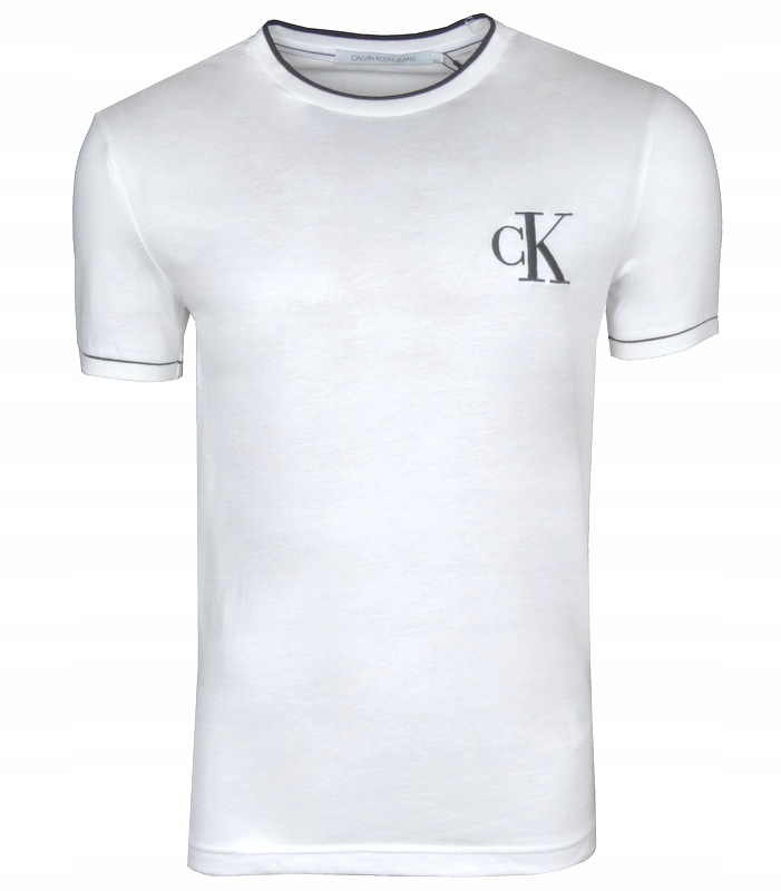 CALVIN KLEIN JEANS , t-shirt męski, biały, XL