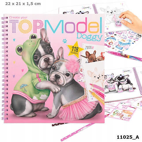 Kolorowanka Doggy Top Model 11025A