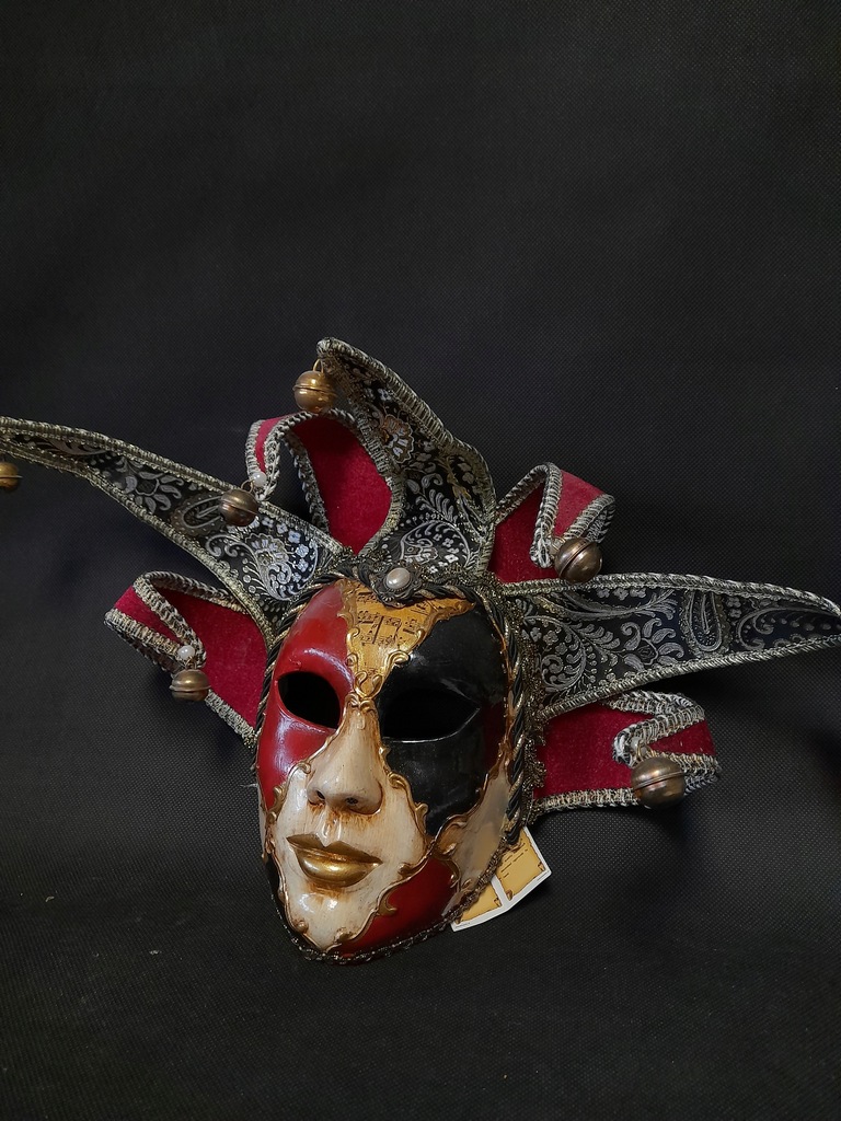 Ręcznie dekorowana Maska Wenecka ORYGINAŁ