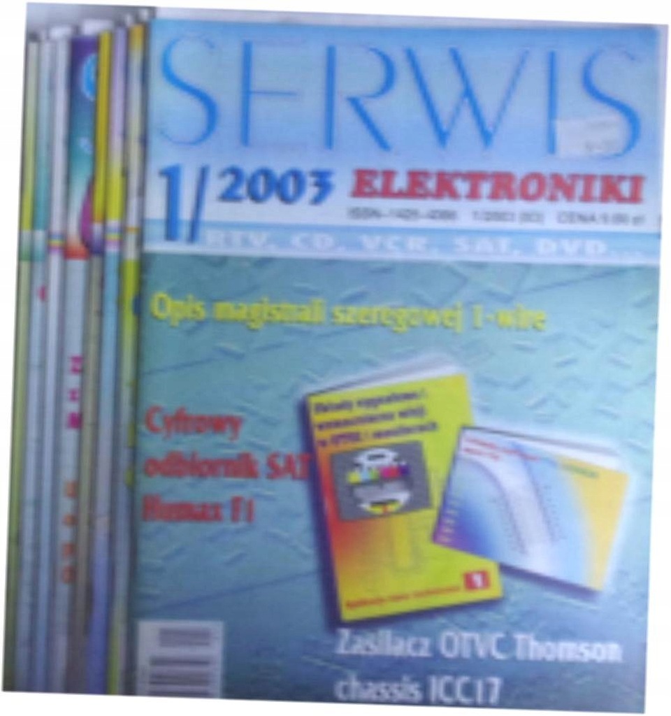 Serwis elektroniki nr 1-4,6-12 z 2003 roku