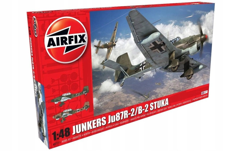 Купить Юнкерс Ju87R-2/B-2 Штука 1:48 — AIRFIX № 07115: отзывы, фото, характеристики в интерне-магазине Aredi.ru