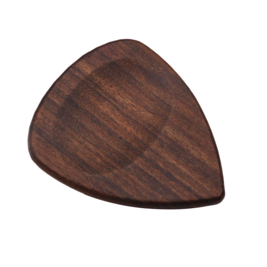 Chacate Holz Pick Hearted Shape Instruments Parts