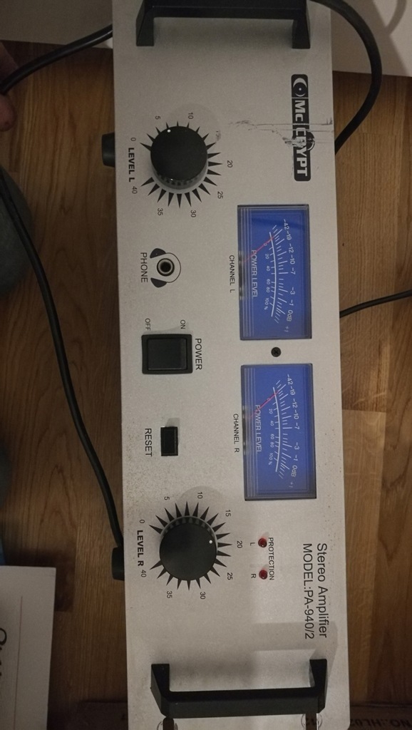 WZMACNIACZ ESTRADOWY MC CRYPT PA 940/2 plus Mikser