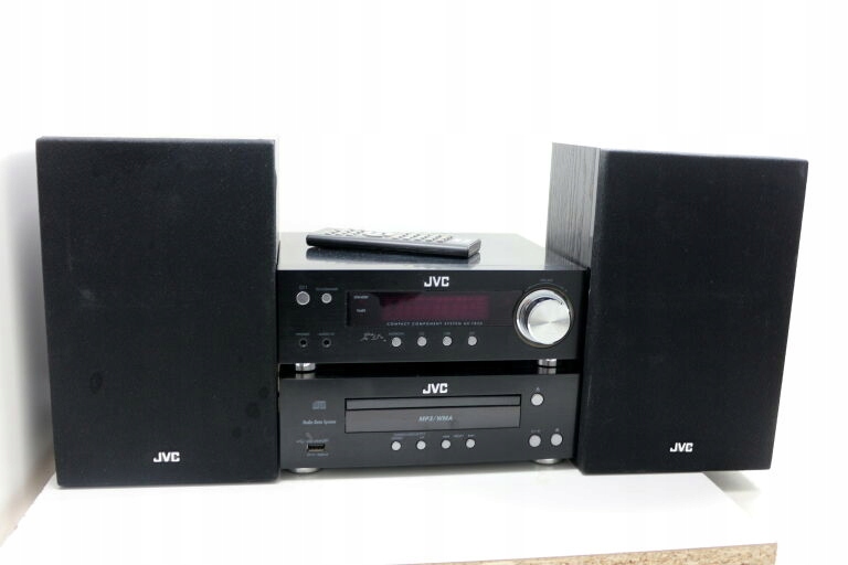 MINI WIEŻA JVC XT-UX TB30 + 2 GŁOŚNIKI + PILOT