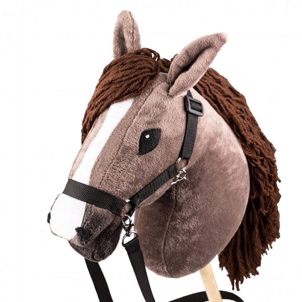 Hobby horse Skippi gniady koń kiju duży A3 kantar 13221457967