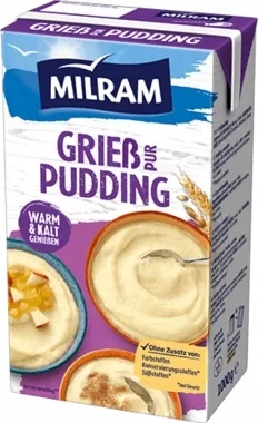 Kaszka manna na mleku Pudding Milram 1 kg. Wyprzedaż