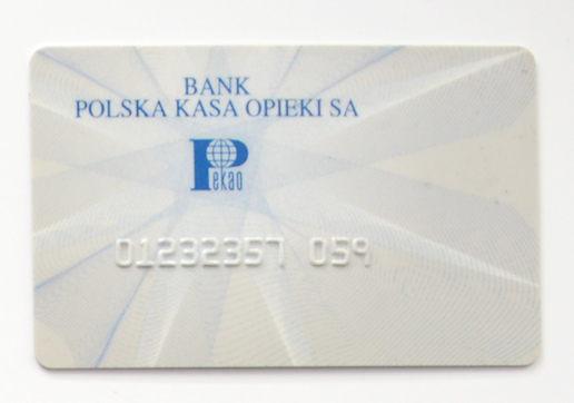 kolekcjonerska karta bankowa