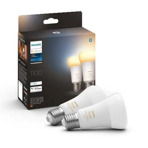 Żarówki Philips 1100 Hue White ambiance E27 2 sztuki