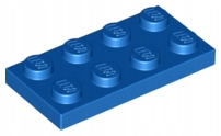 LEGO Płytka 2x4 Blue 3020 - 2 SZT