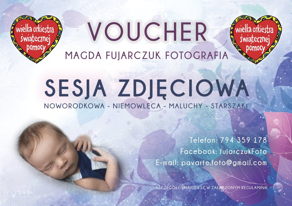 Voucher na sesję zdjęciową. Fujarczuk Fotografia