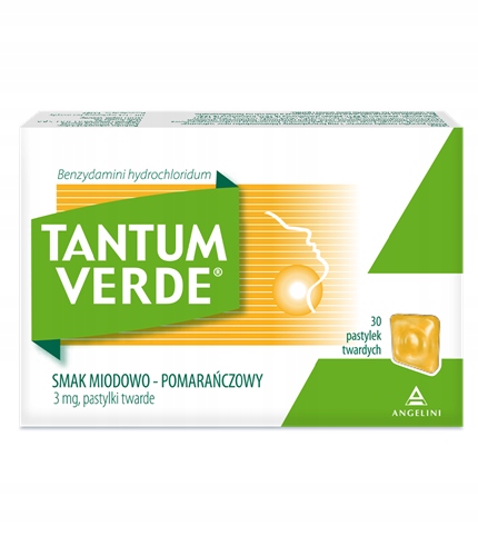 Tantum Verde 3 mg smak miodowo-pomarańczowy 30 pas