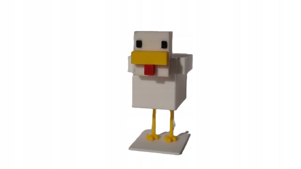 Kurczak Minecraft figurka wydruk 3D