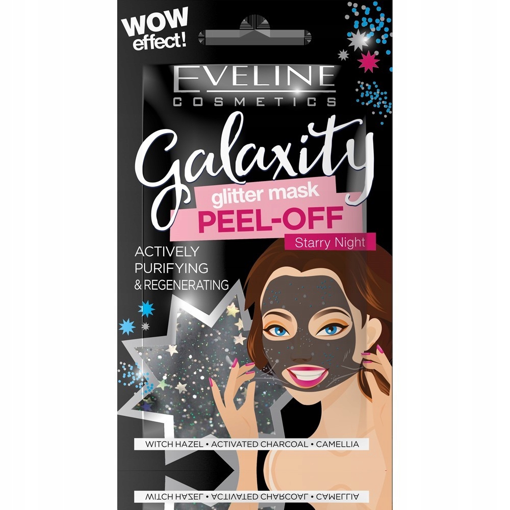 Eveline Galaxity Glitter Mask Maseczka do twarzy o