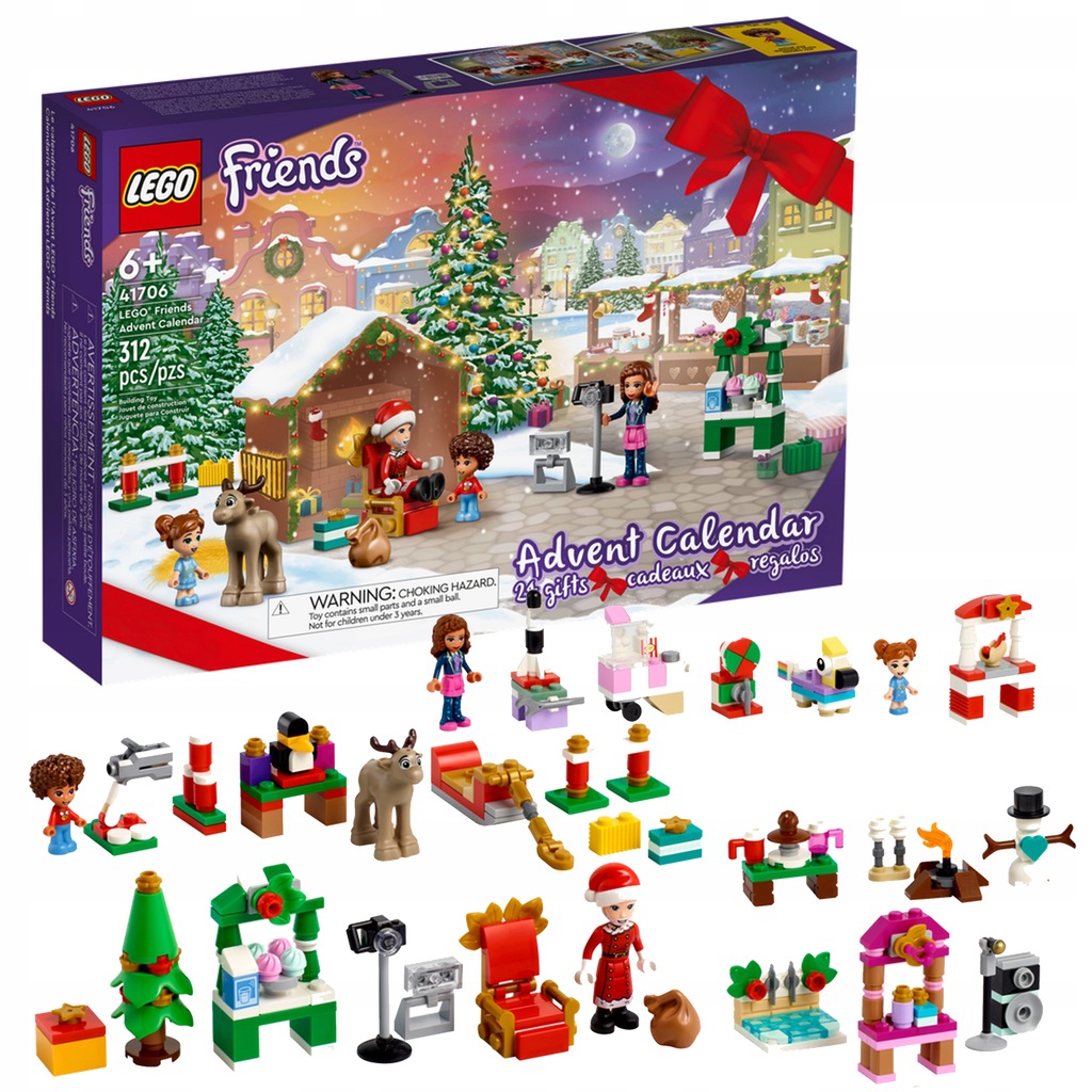 Klocki Lego Frends Kalendarz adwentowy Friends - 12684885720 ...