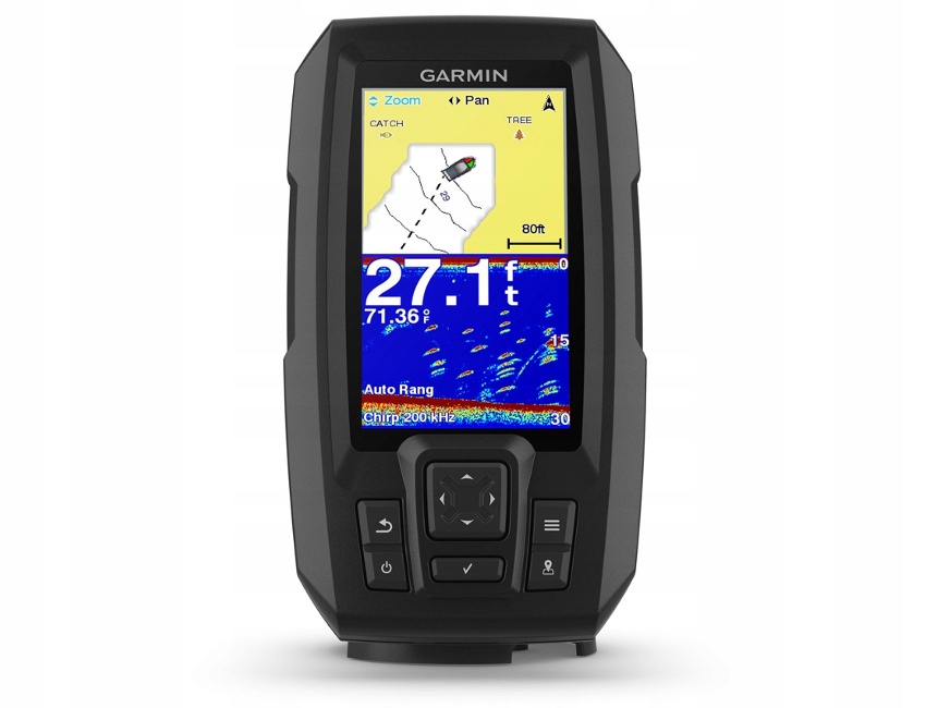 echosonda Garmin STRIKER Plus 4cv, GPS, batymetria