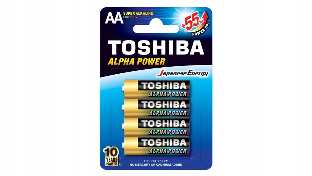 Bateria AA TOSHIBA Alpha Power 4szt 1.5V