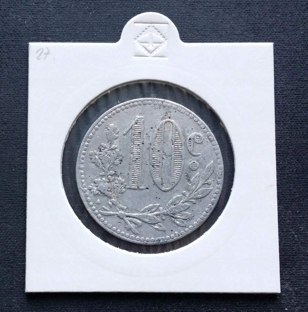 Francuski Algier 10 Centimes 1916