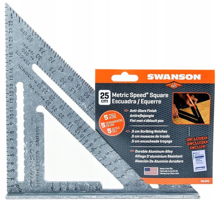 Купить SWANSON EU202 - Уголок кровельный и столярный: отзывы, фото и ...