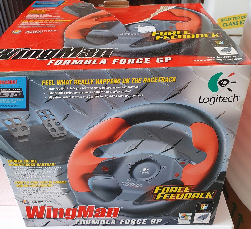 Kierownica Logitech Wingman Formula Force GP 12290590774 oficjalne