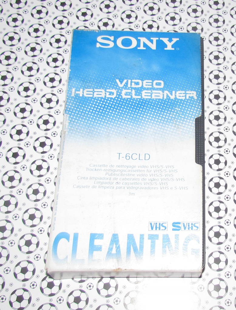 Kaseta VHS czyszcząca Sony Video head cleaning T-6