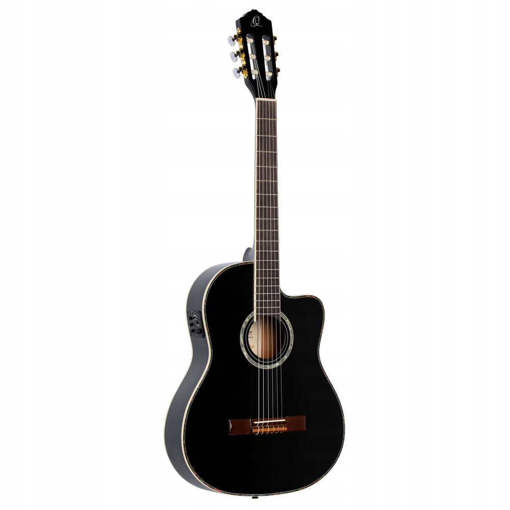Ortega RCE145BK gitara elektroklasyczna pokrowiec