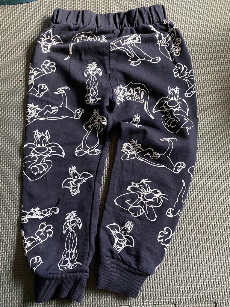 Spodnie dresy materiałowe 2-3 lat 104 110 cm