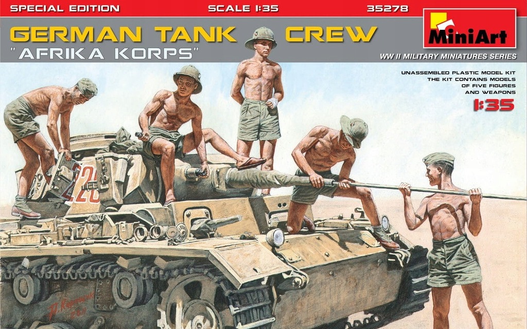 MINIART 35278 - 1:35 German Tank Crew Africa Korps