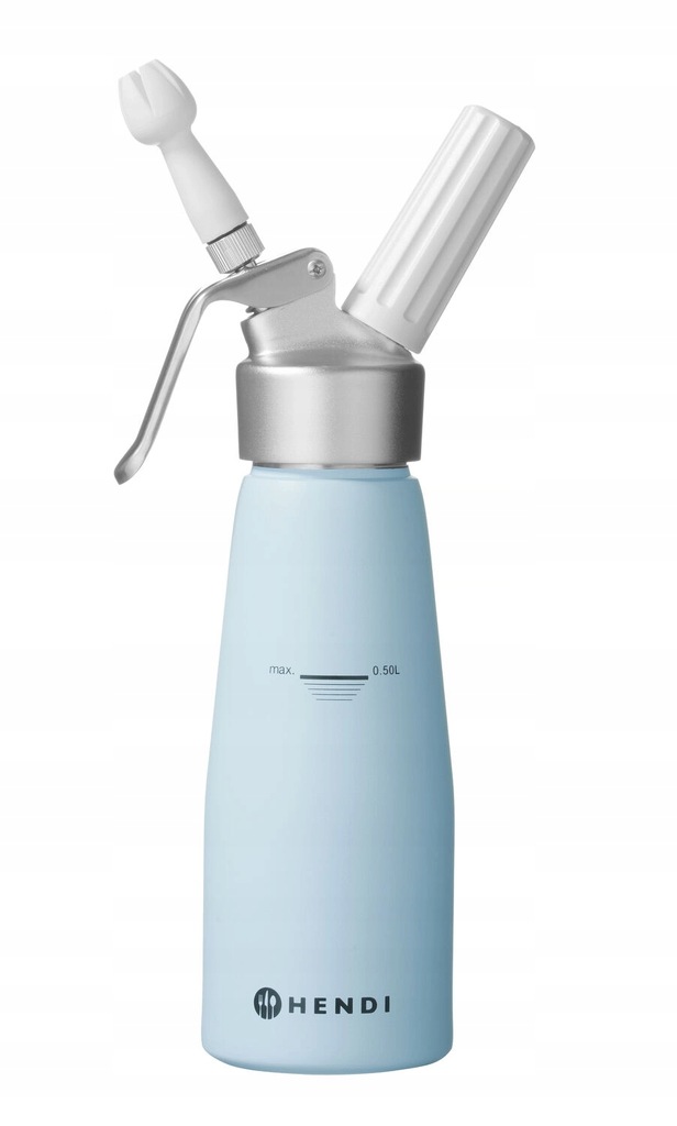 Syfon do bitej śmietany HENDI 0,5L Błękitny 80x(H)260mm