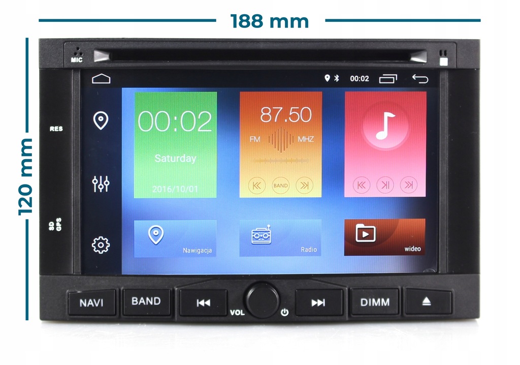 RADIO NAWIGACJA PEUGEOT 3008 20092016 ANDROID