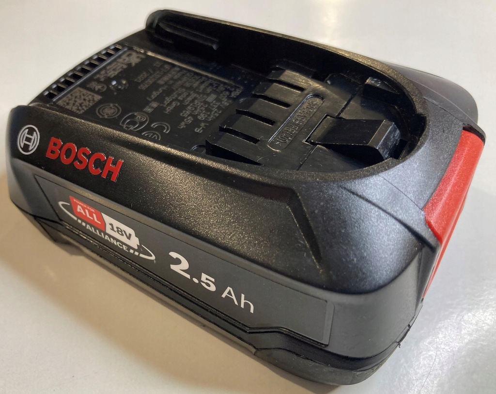 Bateria Bosch 18V 2,5Ah PBA 2607337199 oryginalna - 12670672433 ...